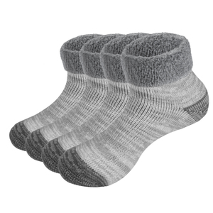 GGW2201 Womens Slipper Socks Anti Slip Ankle Fuzzy Fluffy Socks