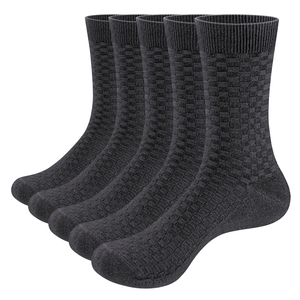 10PM2202 Mens Dress Socks Soft Top Comfort Combed Cotton Lycra Daily Thin Socks For Men, 10 Pairs