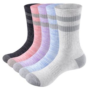 5PW2111  YUEDGE Combed Cotton Cushion Crew Athletic Thick Winter Warm Thermal Socks Size 6-11