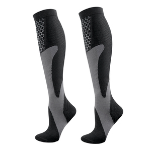 5PM2316 Mens Compression Socks Knee High Hiking Fitness Running Socks(1)