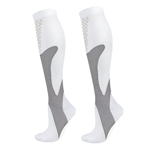 5PW2316 Womens Compression Socks Knee High Hiking Fitness Running Socks