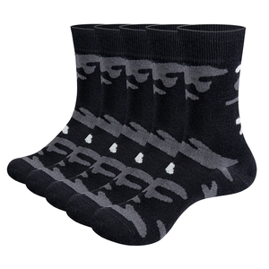 5PM2320 Camo Funny Novelty Socks Fashion Casual Mid Calf Breathalbe Cotton Socks 