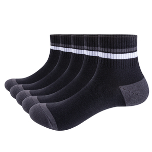 5PM2310 Men's Quarter Ankle Socks Low Cut Sneraker Socks For Men Size 5-8,8-10,10-13, 5 Paris/Pack