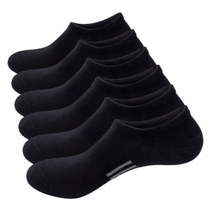 6PM2327 Men's No Show Socks Lightweight Breathable Cotton Low Cut Trainer Sneaker Socks 