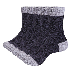5PM2318 Mens Fuzzy Socks Cozy Soft Comfort Fluffy Plush Sleep Bed Socks Thermal Warm Socks 5 Paris