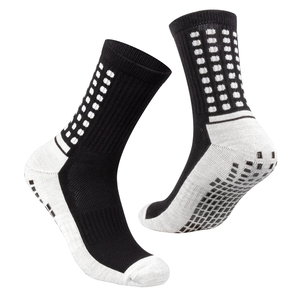 3P2315C YUEDGE Non Slip Soccer Basketball Socks Non Skid Cushion Cotton Crew Grip Athletic Socks