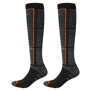 YUEDGE Cotton Cushion Thicker Knee High Ski Socks Winter Warm Thermal Socks 2 Pairs/Pack